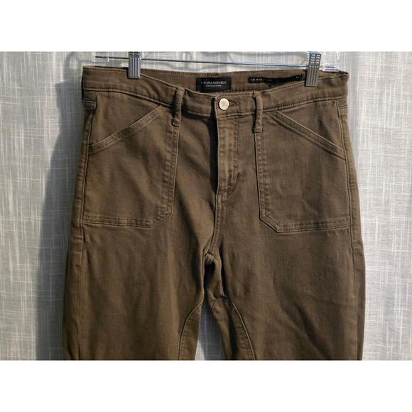 Women's Banana Republic Pants, Size 29 Brown zipper ankles - Picture 3 of 6